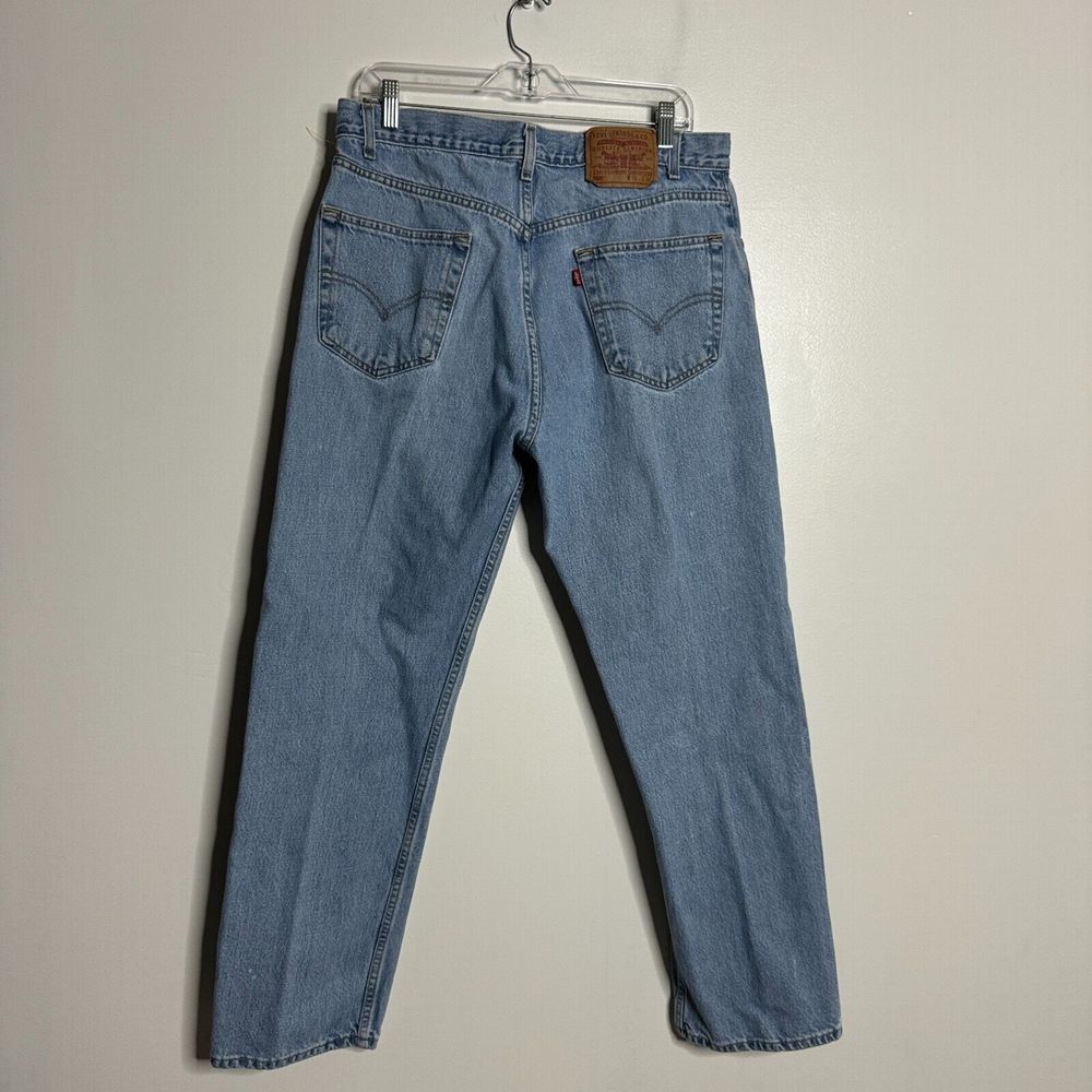 Vtg Levi's USA Jeans Pants 36 x 30 (actual 34 x 27) Mens Blue Regular Straight